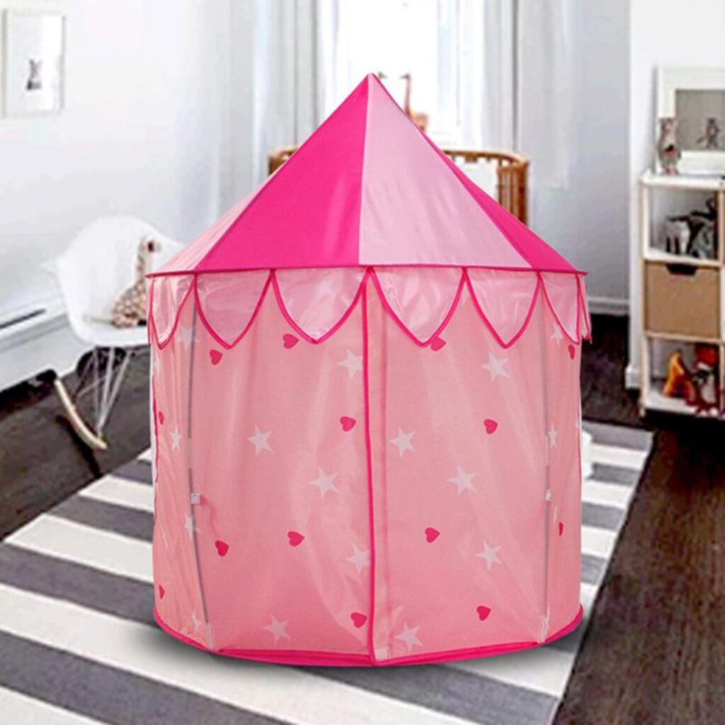 Kids Play Tent Girls Princess Castle for Indoor Outdoor Use, 41''D x 53''H Pink