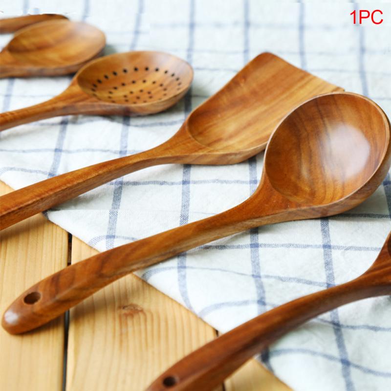 Cuillères spatule en bois | Ustensiles de cuisine, rétro en bois, ustensiles de cuisine domestiques, ustensiles de cuisine, cuillères légères, ustensiles de cuisine avec trou de suspension 7 Types