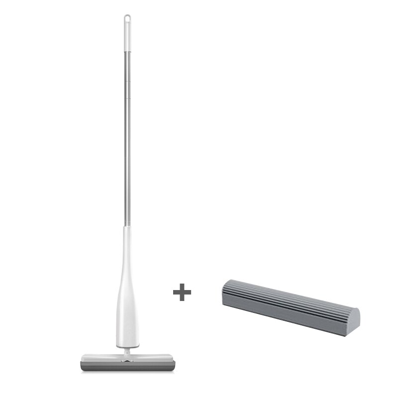 UNTIOR-fregona plana con cabezal de esponja PVA, fregona mágica giratoria de 360 grados para limpieza de suelos de cocina, hogar: 1Pcs head