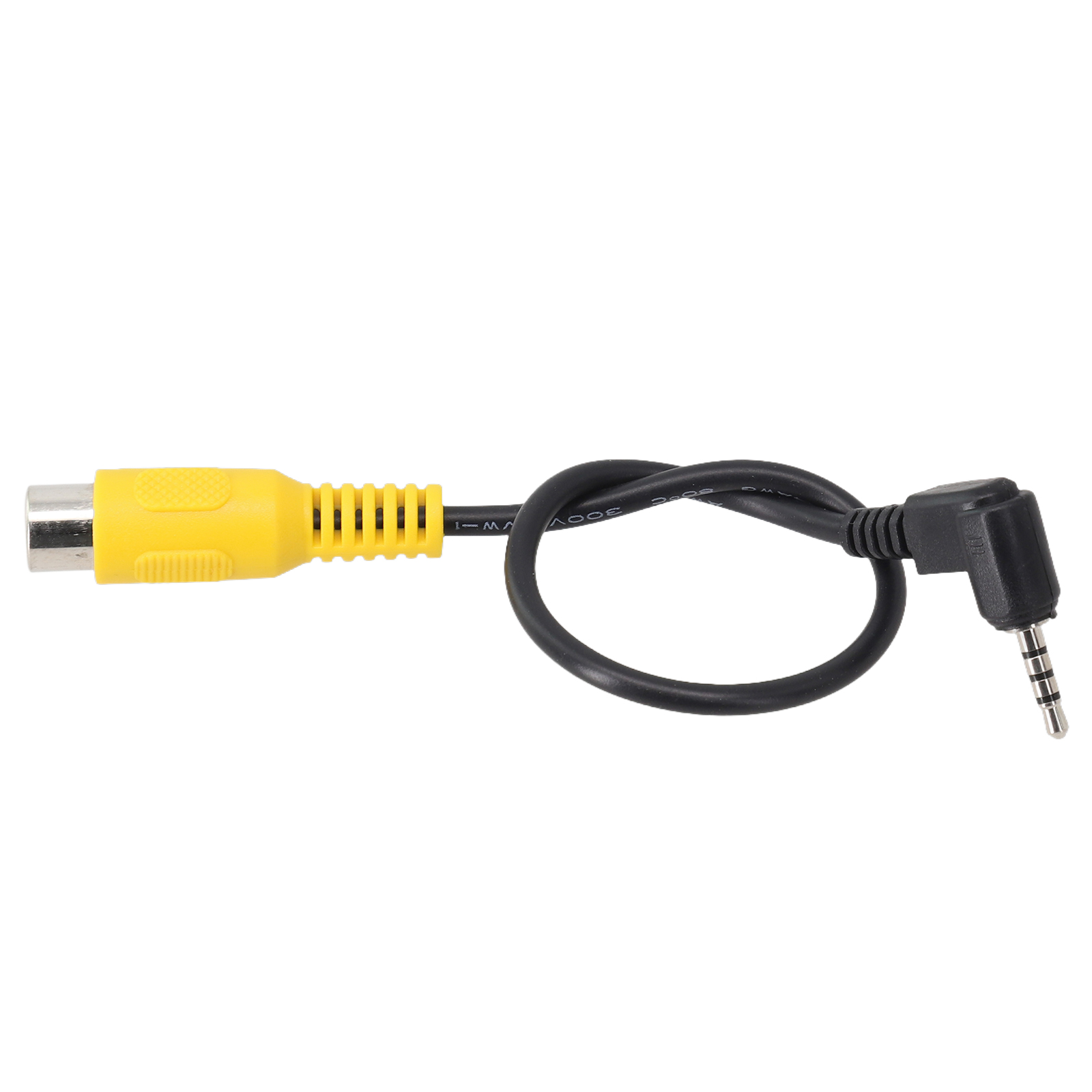 Auto Av Input Converter Rca Naar 2.5Mm Dc Enkele Draad Plug Converter Voor Auto Achteraanzicht Achteruit Parkeercamera Naar Auto Dvr