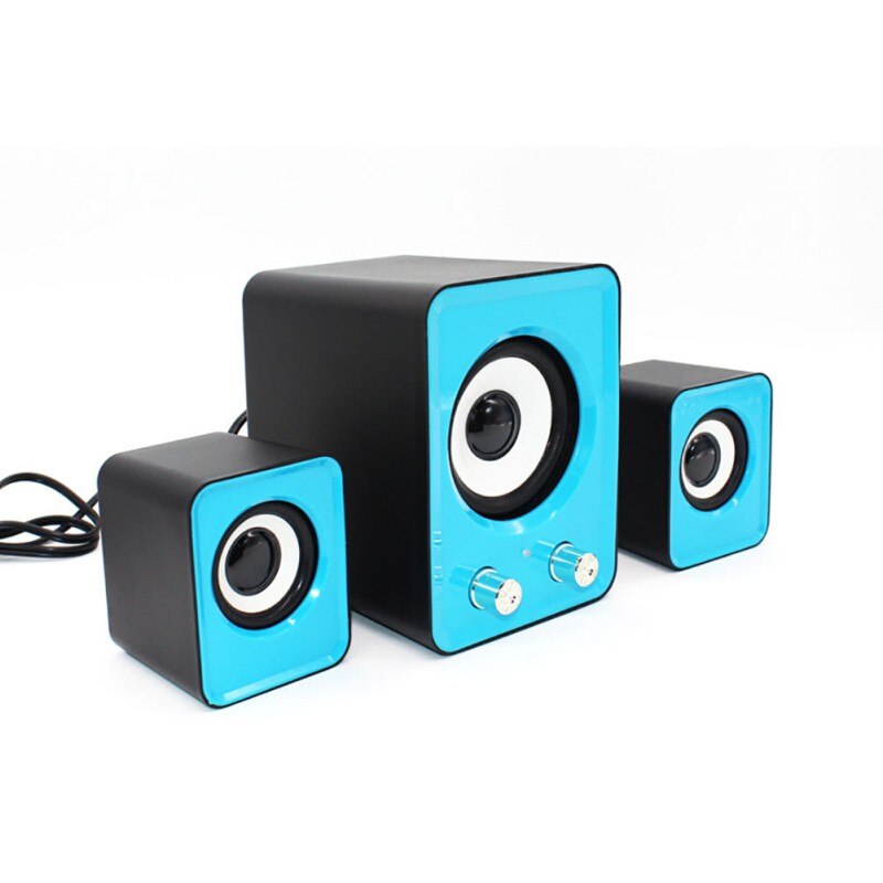 PC Speakers Stereo Geluid Multimedia USB Powered Voor Laptop En Computer