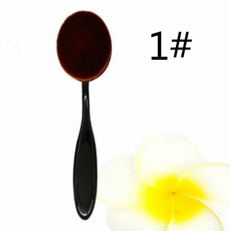 1 stk makeup børste tandbørste stor størrelse 16cm bløde makeup børster foundation ovale børster makeup værktøj børste sæt