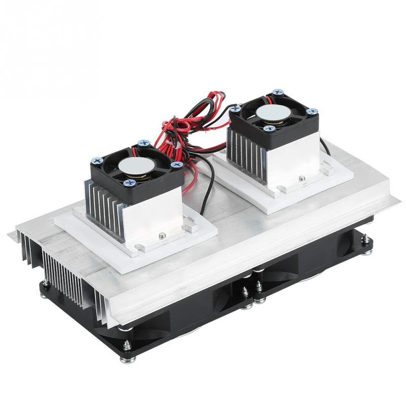 Semiconductor Refrigeration Cooling Device Thermoelectric Cooler 12A 12V DIY Fridge for Home Air Conditioning Mini