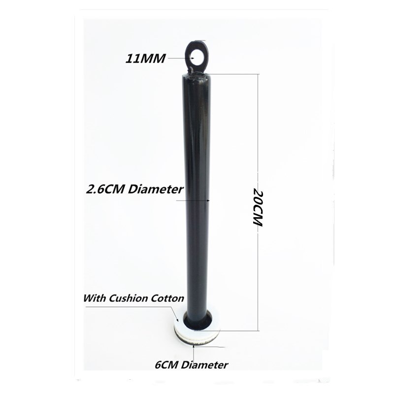 Gym Fitness Strength Training Grip Non-slip Handle Barbell Plate Loading Pin Bottom Bracket Muscle Exercise Lifting Accessories: 2.6cmc20cm