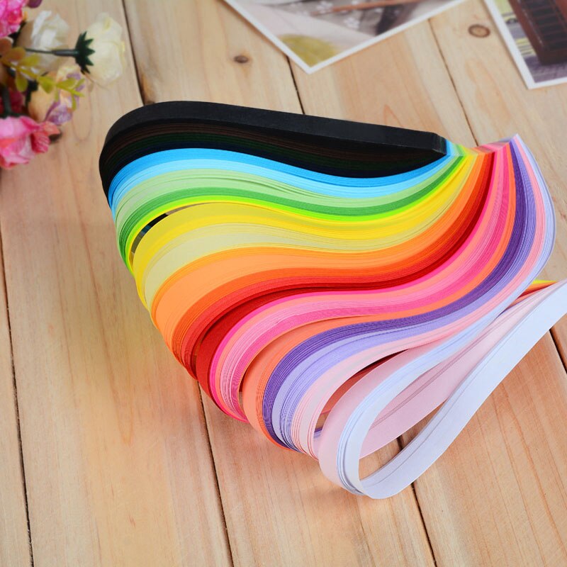 Stripes Quilling Paper DIY Craft Hand Made Child Mixed Color Origami Scrapbooking scrapbook diy paper craft