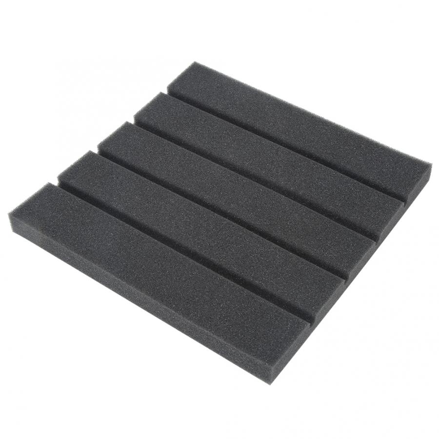 6Pcs 25x25x2cm Soundproofing Foam Acoustic Panels Piano Room Recording Studio Sound-Absorbing Sponge