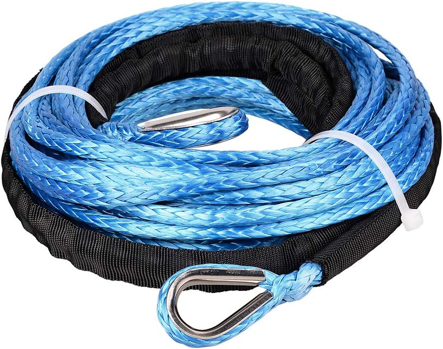 6mm*30m Synthetic Winch Rope Extension Rock Guard For 4X4 Off-Road Recovery Car ATV UTV Snow Plow