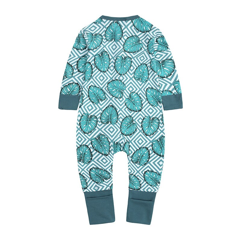 Baby Romper Meisjes Jongens Leuke Cartoon Dier Streep Kleding Lange Mouw Jumpsuit Hoodedcotton Romper Zonder Voet Cover