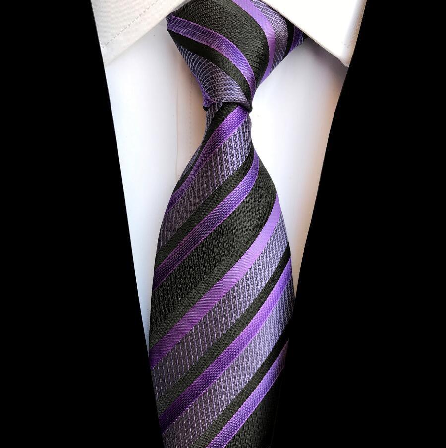 GUSLESON Neue Jacquard Woven Silk Krawatte für Männer Business Gravatas Normalen Plaid Krawatte Anzug Hochzeit Krawatten Kleidung Zubehör: 17