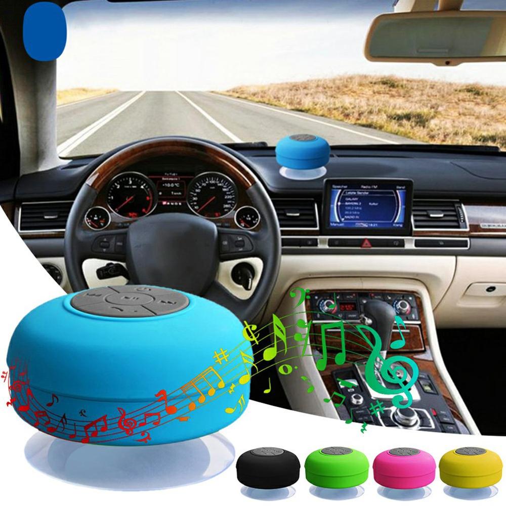 Mini haut-parleur Bluetooth Portable étanche sans fil mains libres haut-parleurs, pour douches, salle de bain, piscine, voiture, plage et Outdo