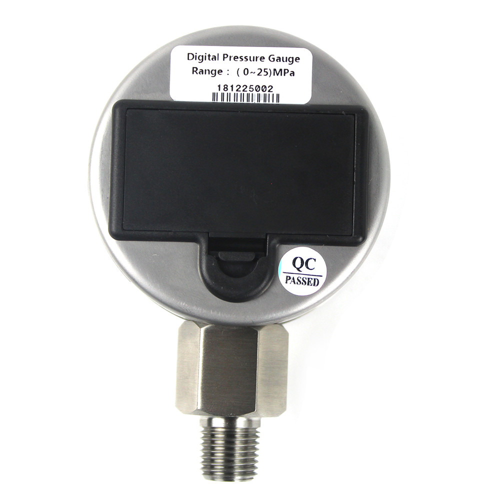 Digitales Manometer 25MPA/3600PSI mit NPT1/4 G1/2 M10*1 Schnittstelle 1 % FS Genauigkeit Hydraulisches Luft-/Gas-/Wasser-/Öl-Manometer