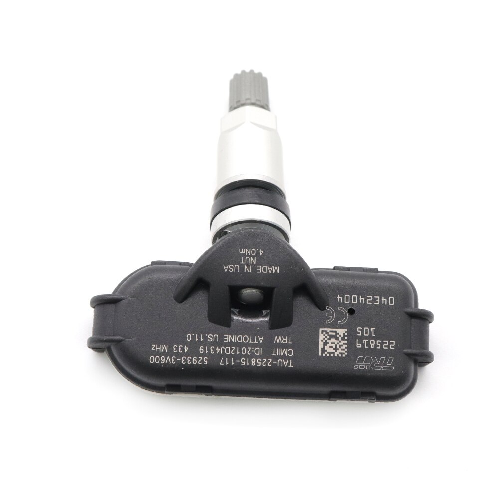TPMS Tire Pressure Monitoring System Sensor 52933-3V600 For Hyundai Grandeur [HG] I40 [VF] Azera Kia Rio [UB] 433MHz