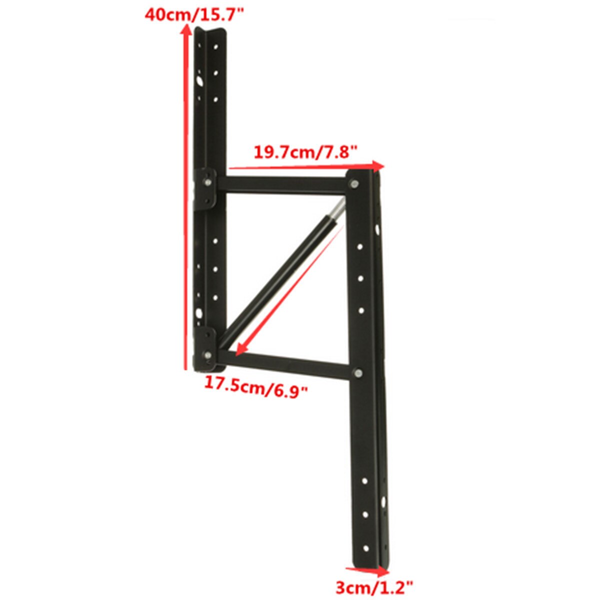 2Pcs Vouwen Lente Thee Tafel Scharnier Meubels Lift Up Top Mechanisme Hardware Lifting Rack Plank Voor Koffie Computertable