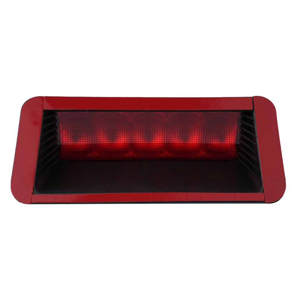 Universal montaje alto 5LED tercera luces de freno 12V luz de freno trasero tercera lámpara de señal de parada trasera accesorios de automóvil bombilla antiniebla DRL: Azul oscuro