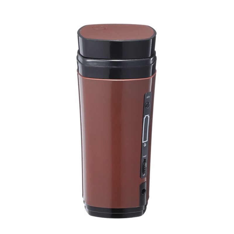 USB Rechargeable Coffee Cup Heating Bottle Self Stirring Auto Mix Mug Warmer