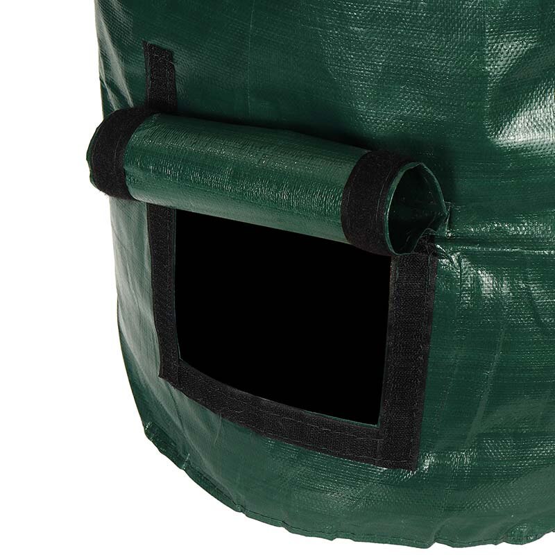 80L Organic Waste Kitchen Garden Yard Compost Bag Portable Environmental PE Cloth Planter 45X80CM