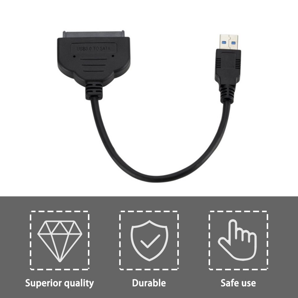 Usb 3.0 Naar 2.5in Sata Iii 22 Pin Adapter Kabel W/Uasp-Sata Naar Usb 3.0 Converter Voor externe Ssd/Hdd Harde Schijf Disk
