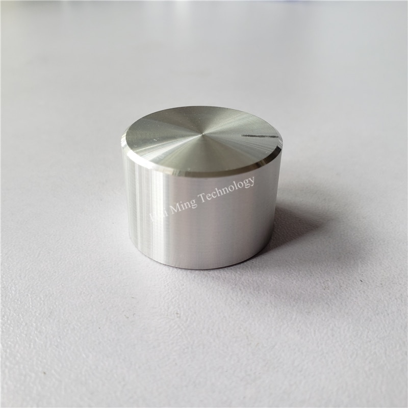 10 st aluminium plast potentiometer ratt 25*17*6mm vred silver o skaft en markering chassi volymlock förstärkare rattar justera
