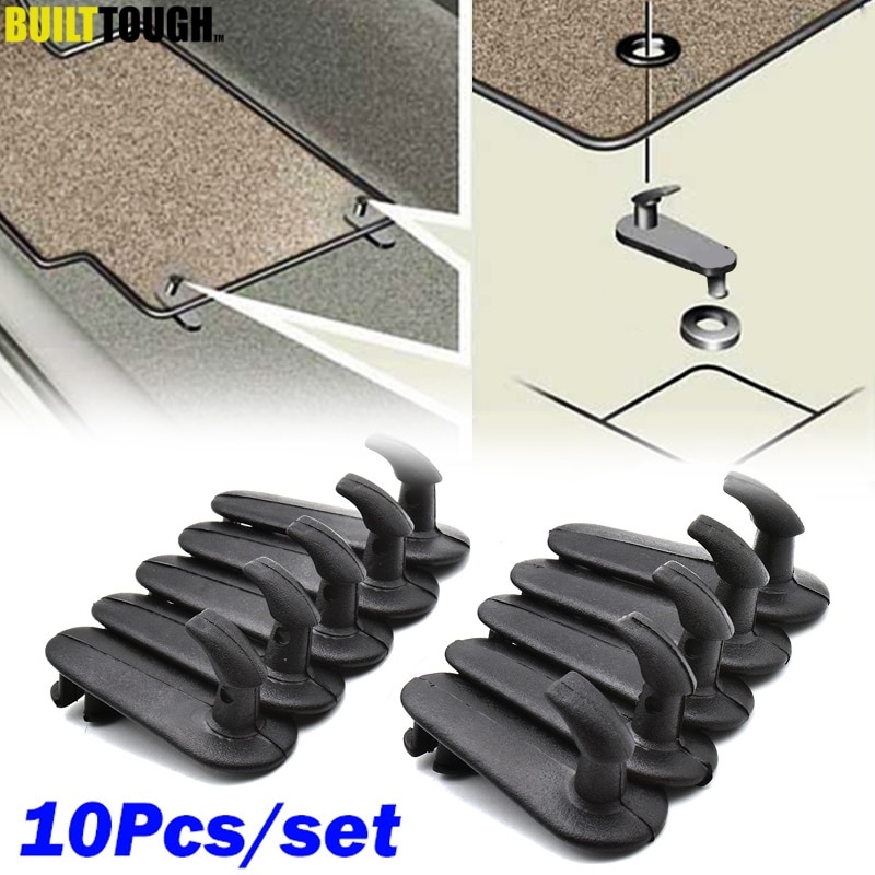 Supports de fixation pour tapis de voiture, Clips de sol de voiture, pour Toyota Corolla Camry Highlander Yaris, 10x