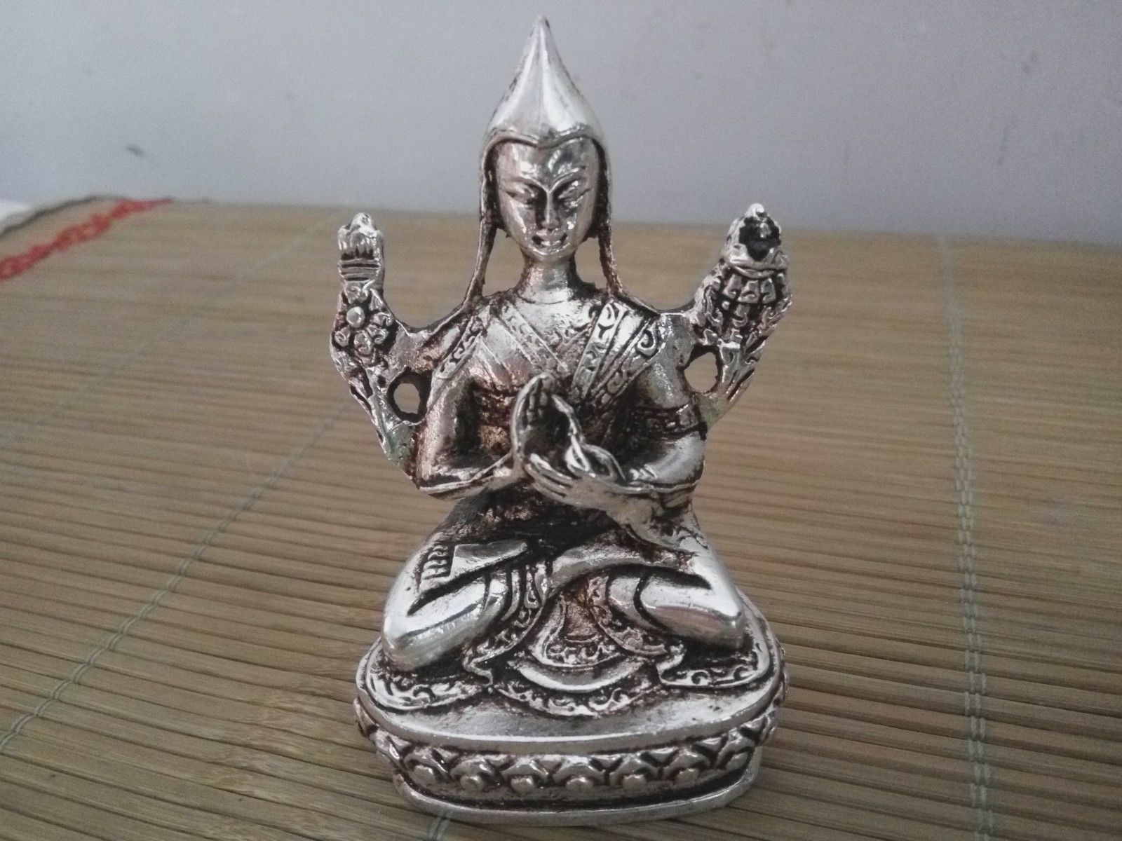 Tibetaanse Boeddhistische Tempel Lotusbloemzetel Master Tsongkhapa Lama Van Boeddha