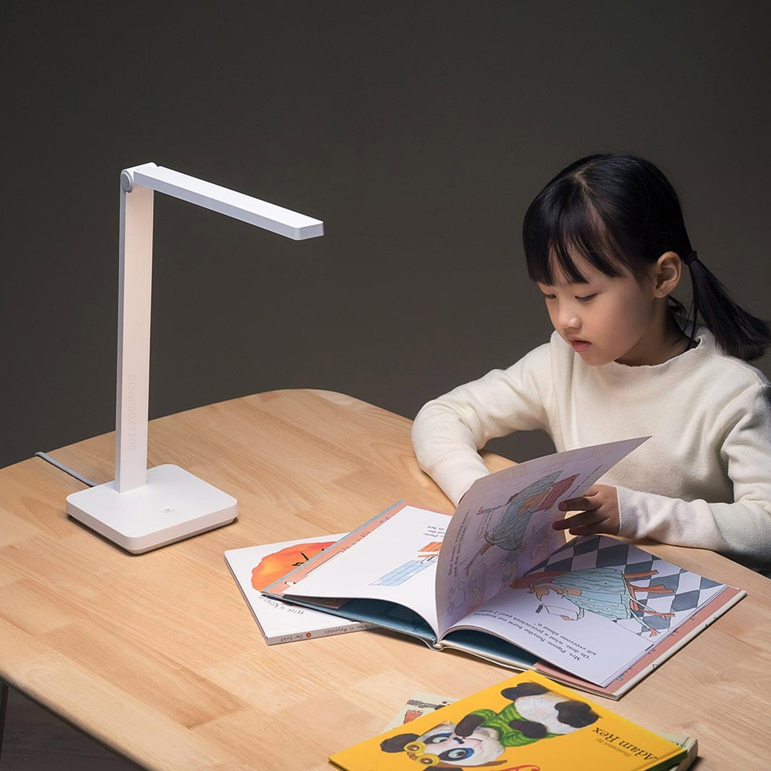 XIAOMI MIJIA lampe de Table lite LED lecture lampe de bureau étudiant bureau table lumière Portable pli chevet veilleuse 3 modes de luminosité