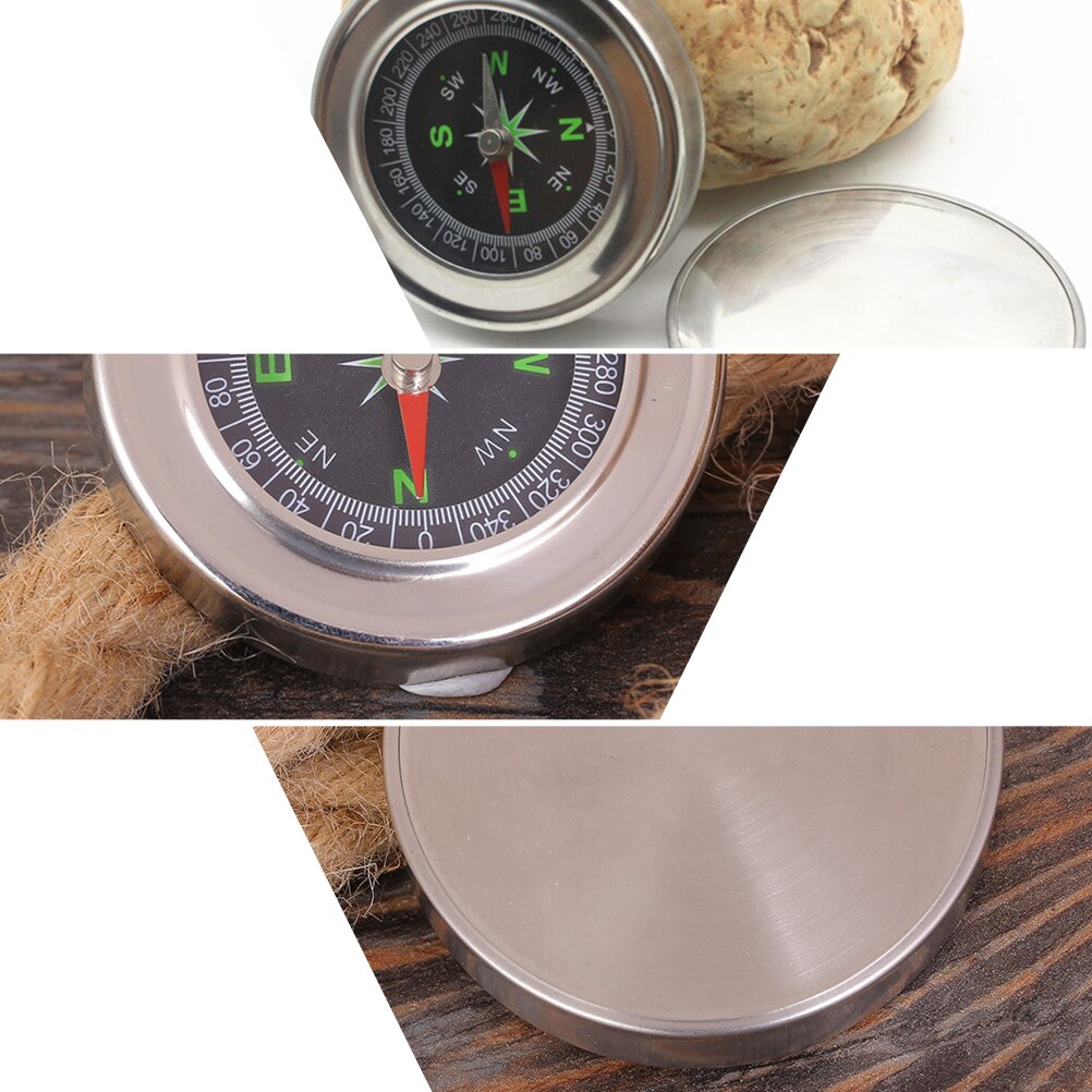 2Pcs Compass Retro Durable Portable Outdoor Supplies Waterproof For Camping Hiking Compass