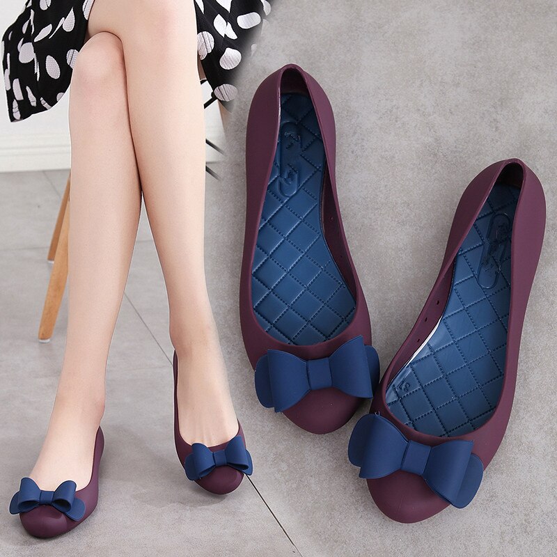 Lente En Herfst Vrouwen Platte Hak Schoenen Vrouwen Casual Comfortabele Platte Schoenen Dames Zacht Rijden Schoenen: purple / 8.5