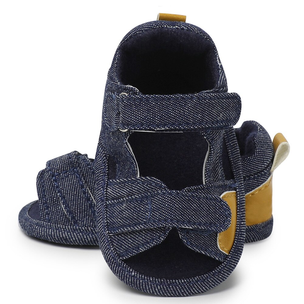 Baby Boys Girls Sandals Toddler Solid Color Slip-On Shoes Summer Baby PU Leather Sandals Crib Shoes Beach Shoes For 0-18 Months
