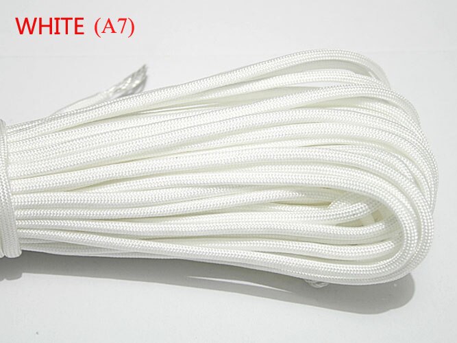 1 pièces 550 Paracord Parachute cordon lanière Mil Spec Type III 7 brins noyau 100 FT 27 couleurs pour l'escalade Camping boucle Bracelet: Bleu marine