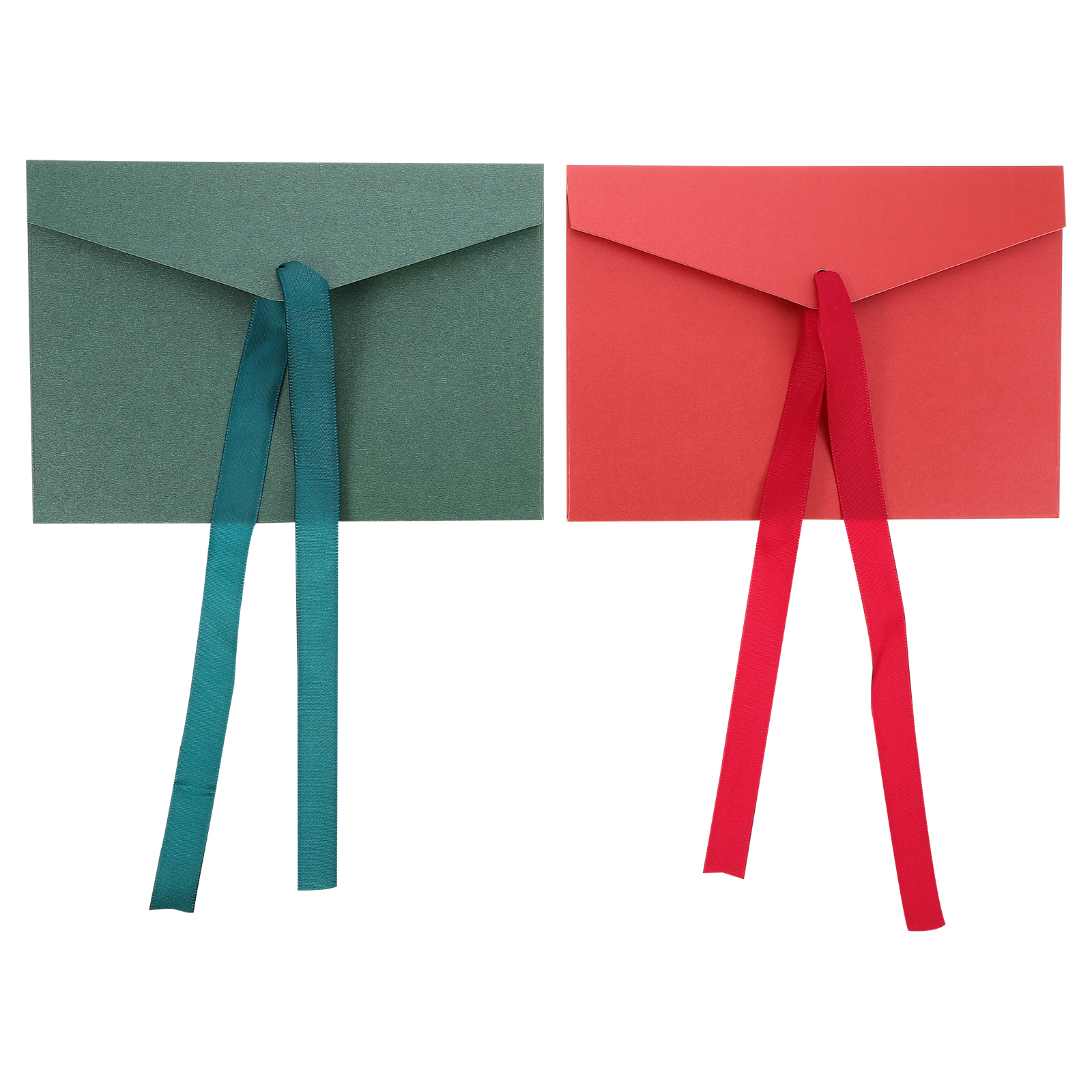 8pcs Bowknots Paper Envelope Pearlescent Postcards Envelops Cards Packing Envelope