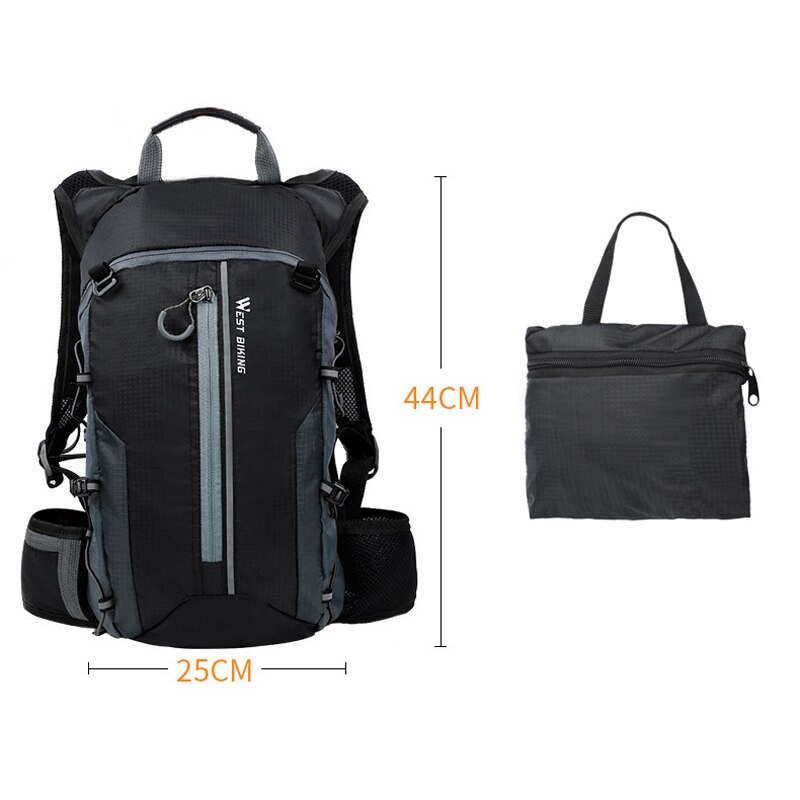 Waterproof Cycling Bags Nylon Motorcycle Backpack Reflective Helmet Shoulder Bag Multi-function Outdoor Riding Equipment PJ239