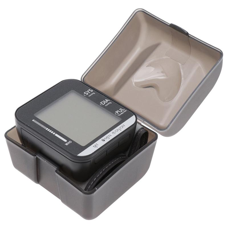 Digital håndledsblodtryksmåler automatisk blodtryksmåler bærbar smart cuff pulstonometer pulsmåler lcd