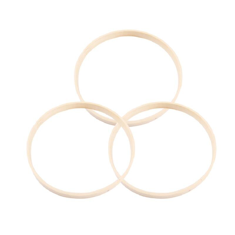 10 pièces 15cm/20cm/23cm/26cm attrapeur de rêves anneau broderie cerceau bambou cercle rond en bois bricolage Art artisanat point de croix outils: 23cm