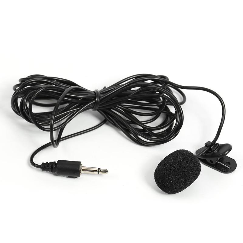 Mini micrófono externo toma Jack estéreo de 3,5mm para coche, reproductor de DVD, GPS, Radio, Audio, accesorios para automóvil