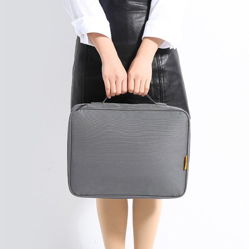 JULY'S SONG Oxford Business Briefcase Bag Men's Document IPAD Electronic Storage Document Pouch Organizer Case Accessories