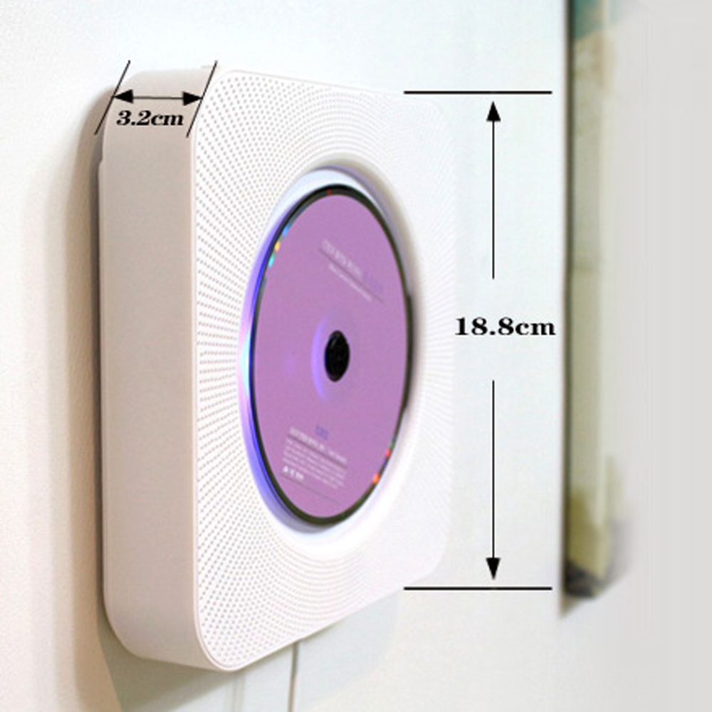 CD Player Surround Sound FM Radio Bluetooth USB MP3 Disk Portable Music Player Remote Control Stereo Speaker Home FM Radio