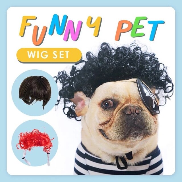 Huisdier pruik cosplay props hond kat cross dressi vicedeal