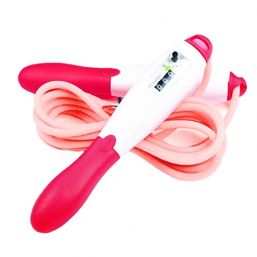Cuerda de saltar para contar para niños, rodamiento de Fitness, para saltar, ejercitador de gimnasio, Fitness: Rojo
