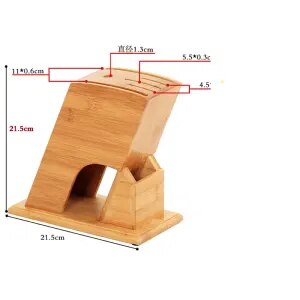 Nanzhu porte-couteaux de cuisine, fournitures de rangement porte-couteaux porte-outils porte-baguettes multifonctionnel porte-couteaux de cuisine: 3