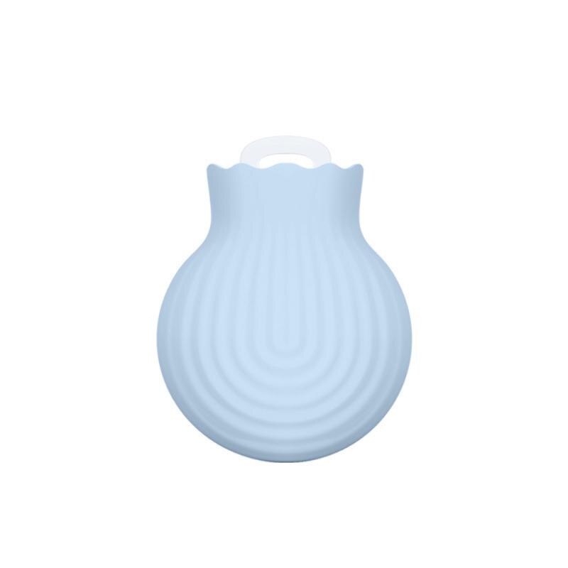 240/550ML Silicone Winter Bottle For Water Hand Warmer Student Microwave Heated Explosion-Proof Water Bottle Bag With Cover: 06 15x10x6cm