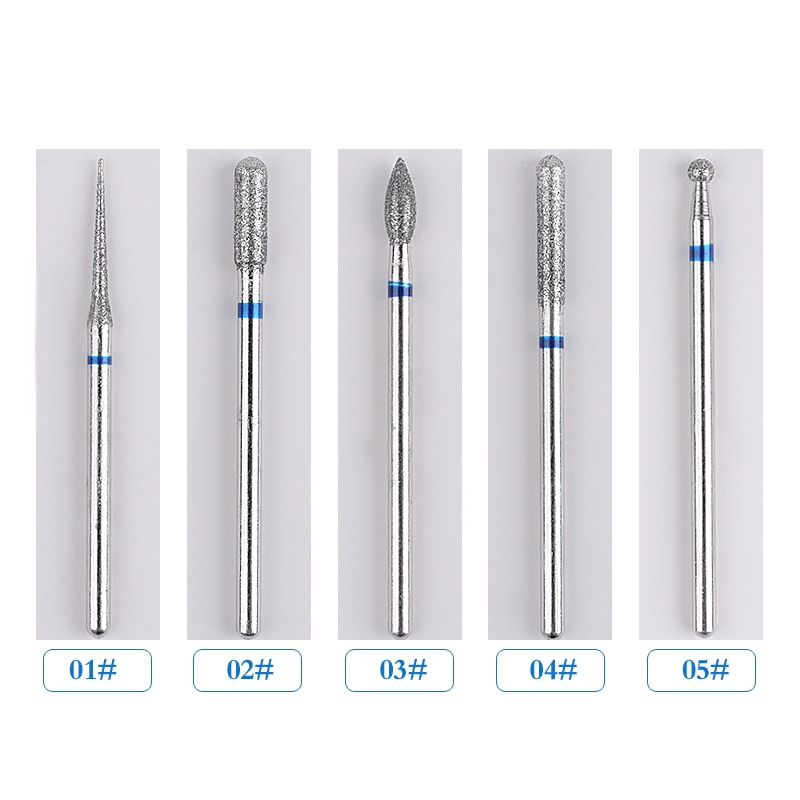 Mèches pour ponceuse à ongles en tungstène diamant, mèches rotatives pour manucure, 1 pièce