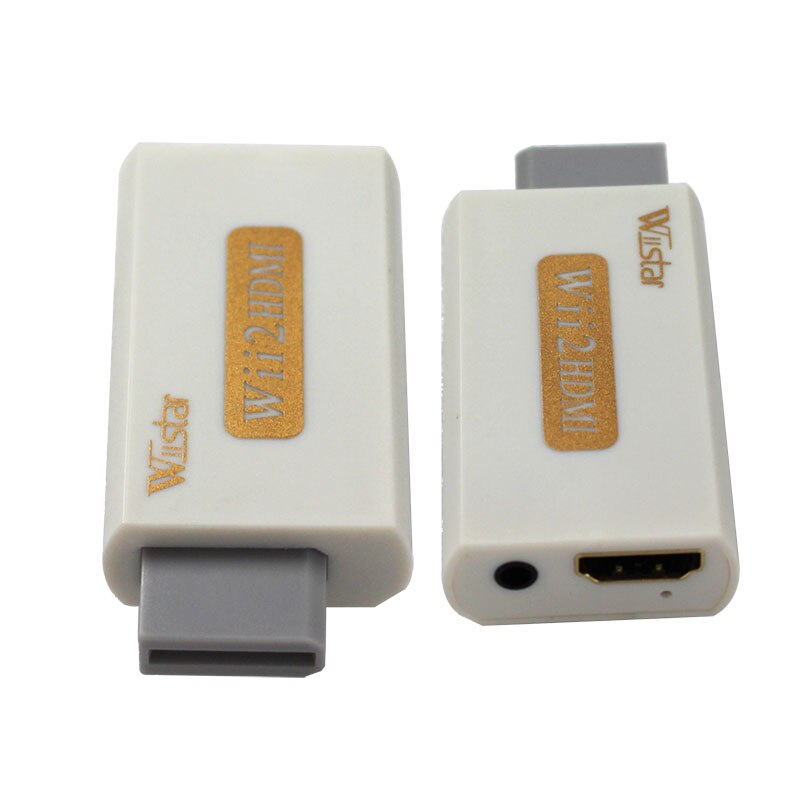 Wiistar – convertisseur pour Wii vers HDMI, blanc, 1080P, sortie Audio-vidéo 3.5mm, offre spéciale
