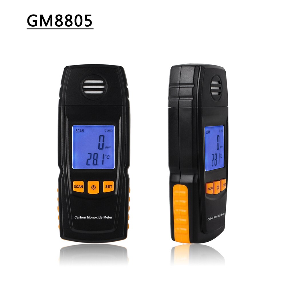 GM8805 Thuis Precieze Draagbare Koolmonoxide Detector Handheld Co Gas Meter Analyzer Meetbereik 0-1000ppm