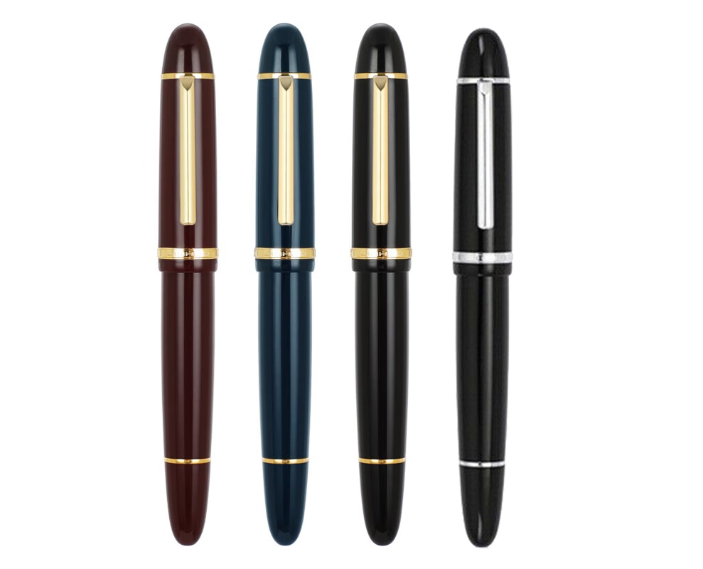 Jinhao X159 #8 Extra Fine / Fine / Medium Nib Fountain Pen, Black Acrylic Big Size Writing Pen