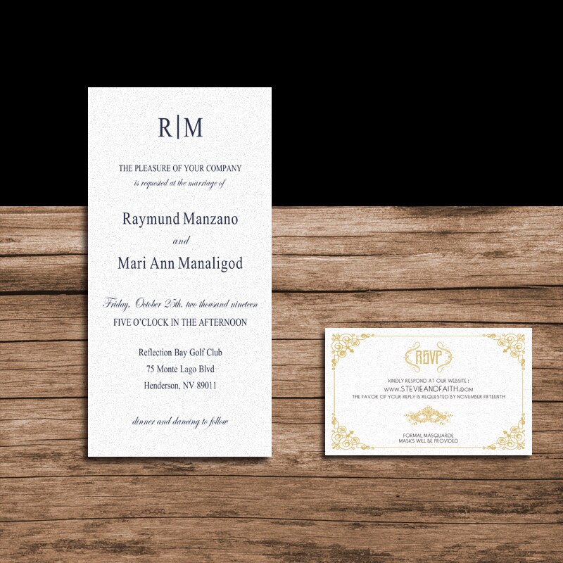 Wedding Invitations Cards Pearly Paper 130*190mm Amazing Pocket & Insert Card: customized text card