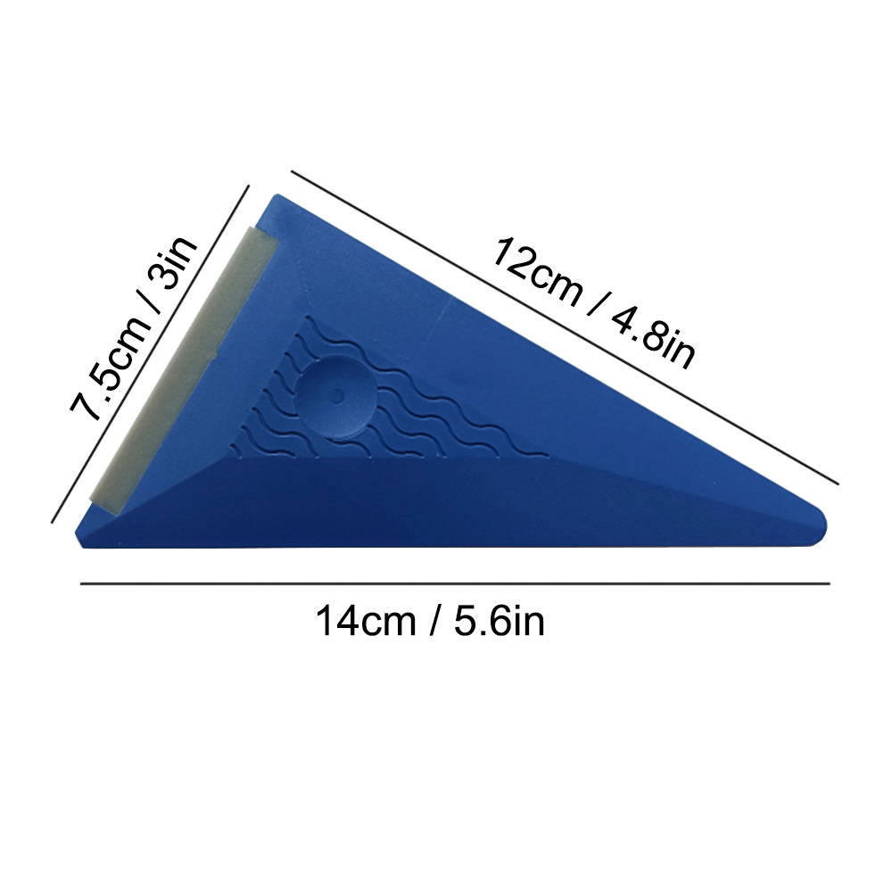 3Pcs Corner Triangle Car Scraper Window Tinting Squeegee Carbon Film Edge Tucking Tool Sticker Decals Wrapping Vinyl Applicator