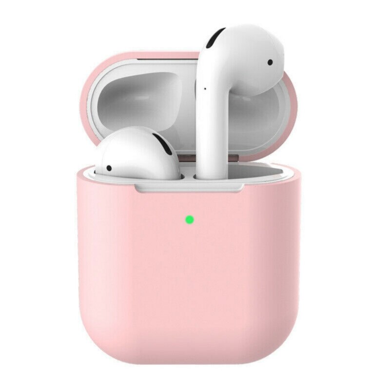 Silikonowe słuchawki etui do AirPods 2 Anti-fall bezprzewodowe słuchawki Bluetooth AirPods osłona ochronna do AirPod 2 slim przypadku: B
