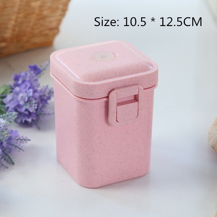 900ml 3 Layers Lunch Box Bento Food Container Eco-Friendly Wheat Straw Material Microwavable Dinnerware Lunchbox Vip: tong pink
