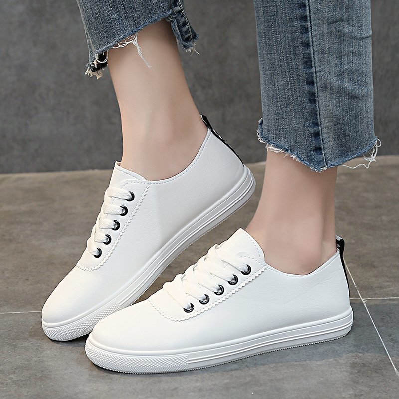 Tenis femeninos para mujer, zapatillas de cuero transpirable, calzado para deportes al aire libre, cómodo para entrenamiento de Fitness, gimnasio