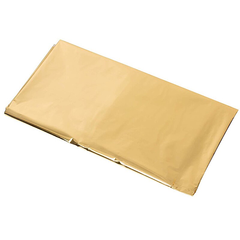 Til bryllupsbursdagsfest multifunksjonell engangsduk aluminiumsfolierbart deksel kjøkkenartikler hjemmeinnredning 137*274cm